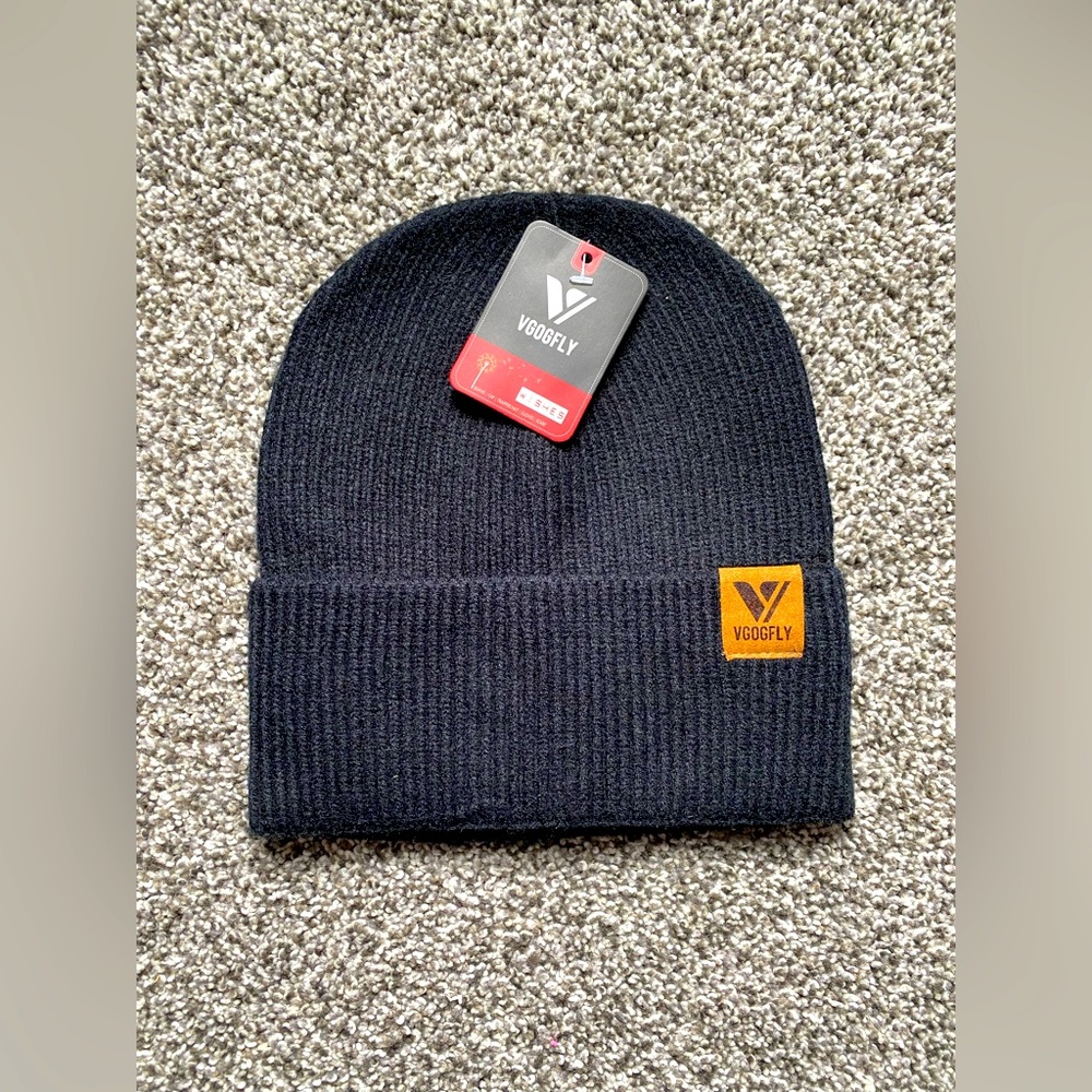 Black, VGOFLY men’s beanie